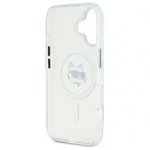 Kup Etui Karl Lagerfeld KLHMP16SHLSCHH Apple iPhone 16 hardcase IML Metal Choupette Head MagSafe bílý/white - KLD21765 - {ean13} - Sklep Home Screen