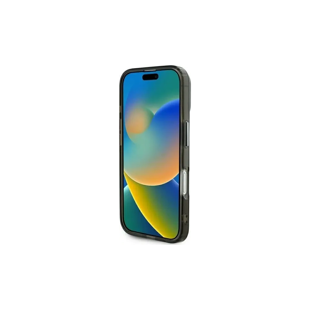 Etui Karl Lagerfeld KLHMP16SHLSCHK Apple iPhone 16 hardcase IML Metal Choupette Head MagSafe czarny/black