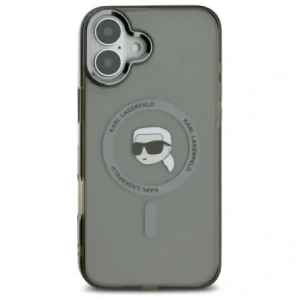Kup Karl Lagerfeld KLHMP16SHLSKIK Apple iPhone 16 kemény tok IML Fém Karl Head MagSafe fekete - KLD21767 - {ean13} - Sklep Home Screen