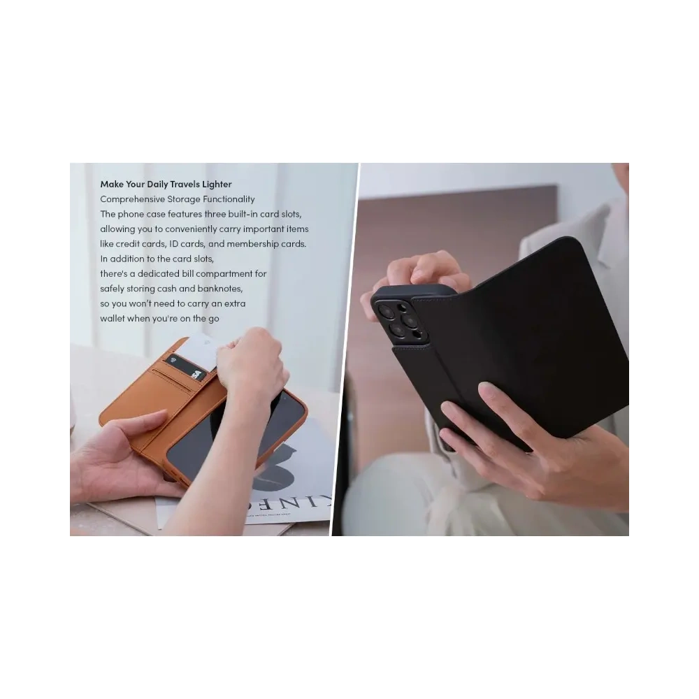 Etui Moshi Overture MagSafe Apple iPhone 16 Pro Max (Charcoal Black)