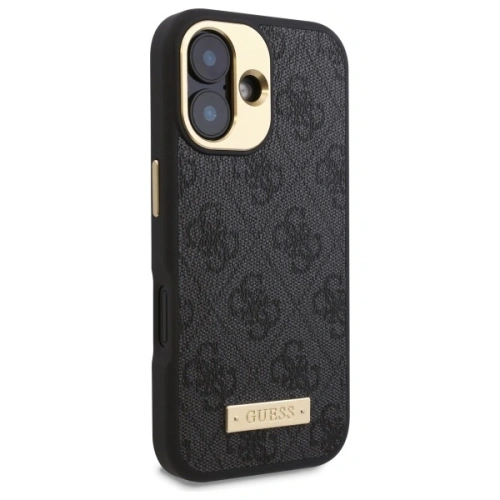 Kup Guess GUHMP16SU4GPRK Apple iPhone 16 Hardcase 4G Logo-Platte MagSafe schwarz - GUE3665 - {ean13} - Sklep Home Screen