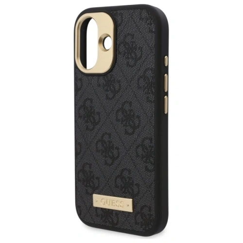 Kup Guess GUHMP16SU4GPRK Apple iPhone 16 Hardcase 4G Logo-Platte MagSafe schwarz - GUE3665 - {ean13} - Sklep Home Screen