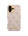 Kup Etui Guess GUHMP16SU4GPRP Apple iPhone 16 hardcase 4G Logo Plate MagSafe różowy/pink - GUE3666 - {ean13} - Sklep Home Screen
