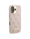 Kup Guess GUHMP16SU4GPRP Apple iPhone 16 hardcase 4G Logo Plate MagSafe roz - GUE3666 - {ean13} - Sklep Home Screen