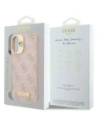 Kup Etui Guess GUHMP16SU4GPRP Apple iPhone 16 hardcase 4G Logo Plate MagSafe różowy/pink - GUE3666 - {ean13} - Sklep Home Screen