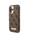 Kup Guess GUHMP16SU4GPRW Apple iPhone 16 Hardcase 4G Logo Platte MagSafe braun - GUE3667 - {ean13} - Sklep Home Screen
