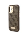 Kup Guess GUHMP16SU4GPRW Apple iPhone 16 Hardcase 4G Logo Platte MagSafe braun - GUE3667 - {ean13} - Sklep Home Screen
