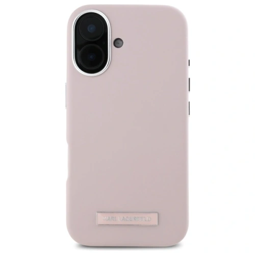 Kup Karl Lagerfeld KLHMP16SPGMSRPP Apple iPhone 16 Hardcase FW Metallplatte MagSafe pink - KLD21769 - {ean13} - Sklep Home Screen