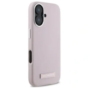 Kup Karl Lagerfeld KLHMP16SPGMSRPP Apple iPhone 16 Hardcase FW Metallplatte MagSafe pink - KLD21769 - {ean13} - Sklep Home Screen