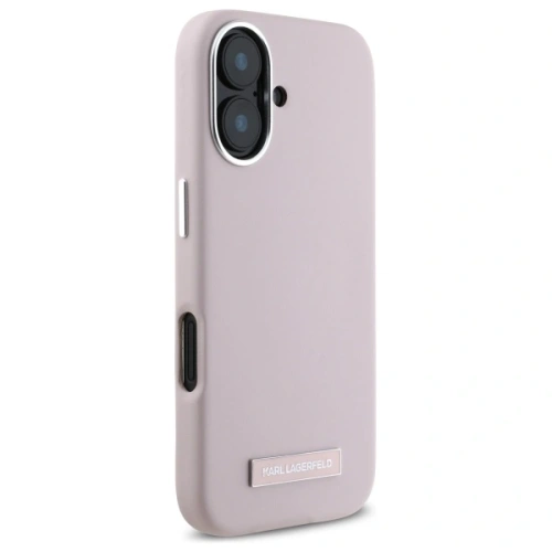 Kup Karl Lagerfeld KLHMP16SPGMSRPP Apple iPhone 16 Hardcase FW Metallplatte MagSafe pink - KLD21769 - {ean13} - Sklep Home Screen
