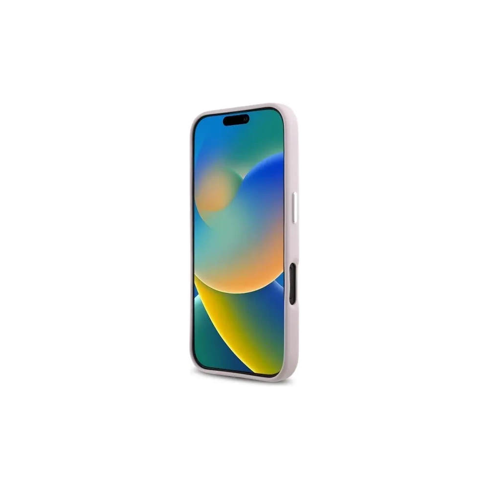 Etui Karl Lagerfeld KLHMP16SPGMSRPP Apple iPhone 16 hardcase FW Metal Plate MagSafe różowy/pink