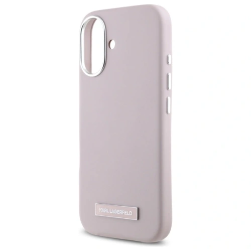 Kup Karl Lagerfeld KLHMP16SPGMSRPP Apple iPhone 16 Hardcase FW Metallplatte MagSafe pink - KLD21769 - {ean13} - Sklep Home Screen