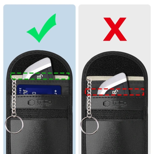 Buy Tech-Protect KLR100 faraday cage Pouch Keyless RFID Signal Blocker Case Black - THP3377 - {ean13} - Home Screen Store Europe