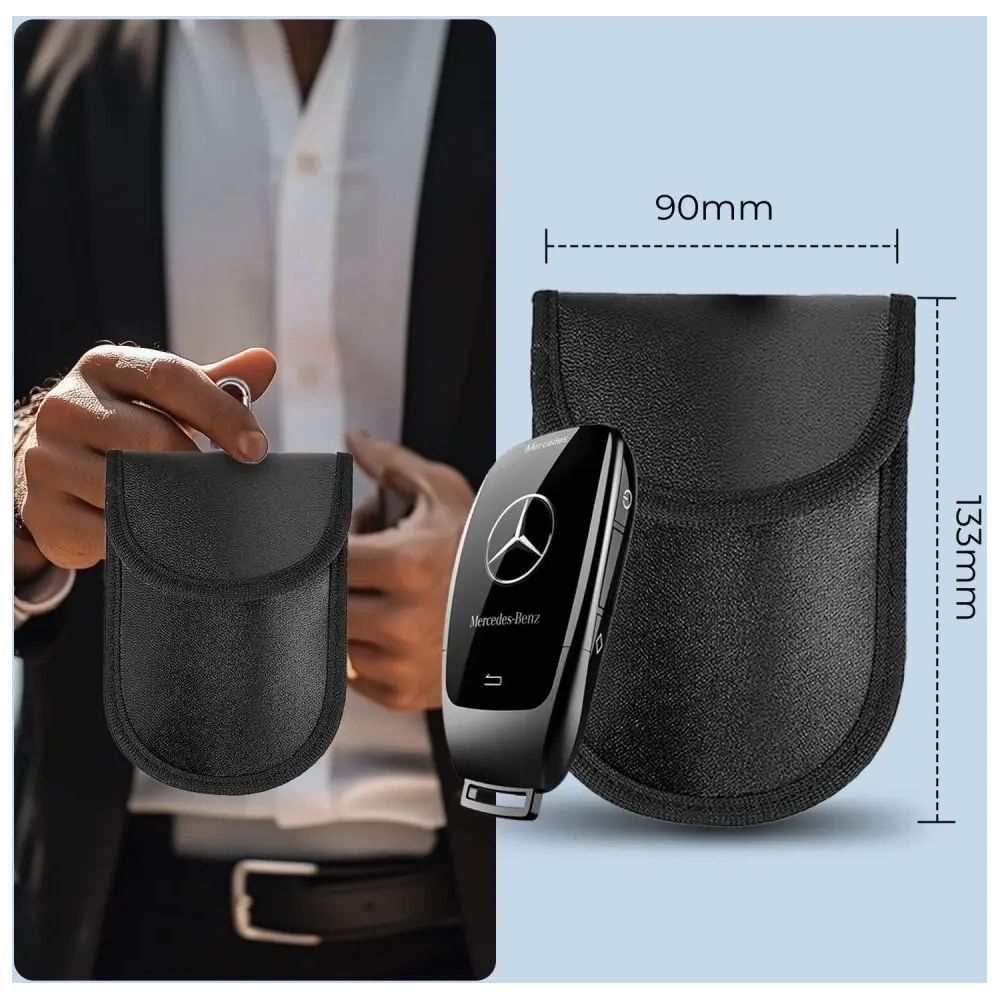 Klatka Faradaya Tech-Protect KLR100 Pouch Keyless RFID Signal Blocker Case Black