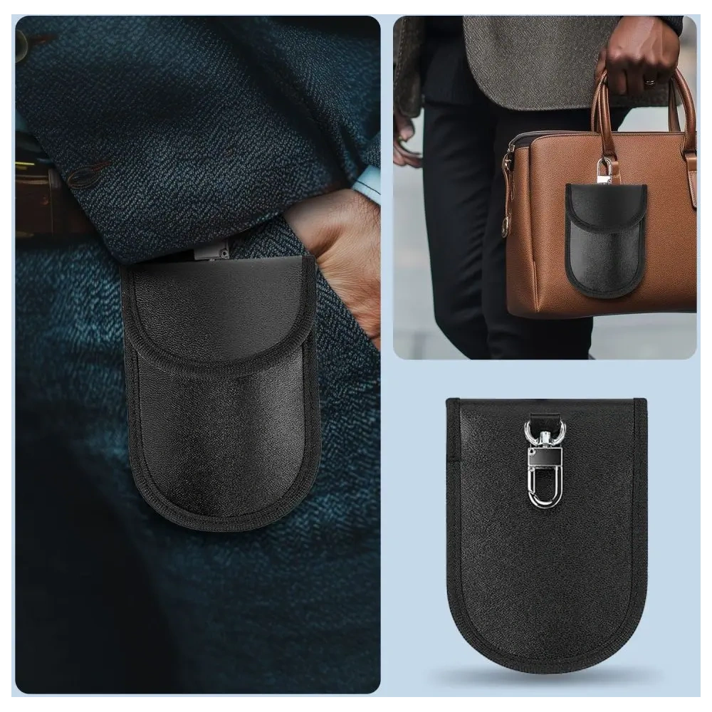 Klatka Faradaya Tech-Protect KLR100 Pouch Keyless RFID Signal Blocker Case Black