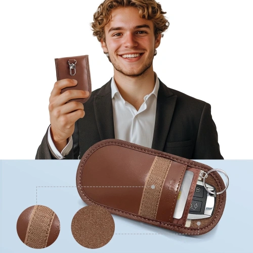 Kup Klatka Faradaya Tech-Protect KLR100 Pouch Keyless RFID Signal Blocker Case Espresso - THP3378 - {ean13} - Sklep Home Screen