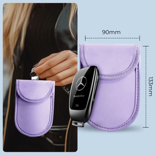 Kup Klatka Faradaya Tech-Protect KLR100 Pouch Keyless RFID Signal Blocker Case Lavender - THP3379 - {ean13} - Sklep Home Screen