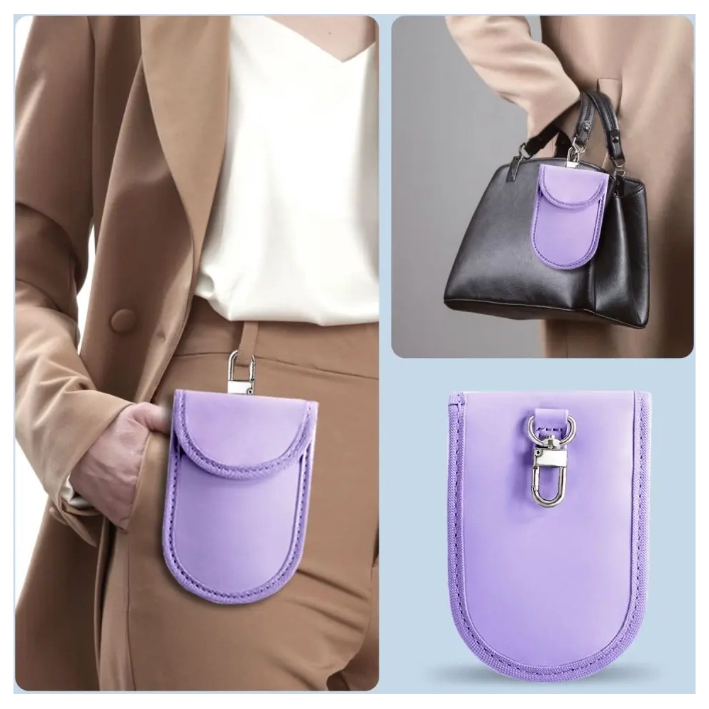 Klatka Faradaya Tech-Protect KLR100 Pouch Keyless RFID Signal Blocker Case Lavender