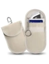 Klatka Faradaya Tech-Protect KLR100 Pouch Keyless RFID Signal Blocker Case Caffe Latte