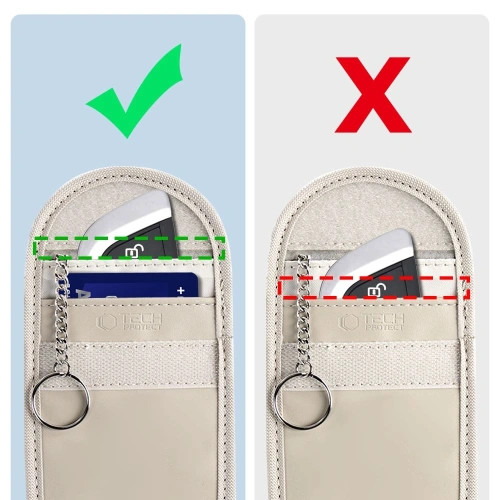 Kup Klatka Faradaya Tech-Protect KLR100 Pouch Keyless RFID Signal Blocker Case Caffe Latte - THP3380 - {ean13} - Sklep Home Screen