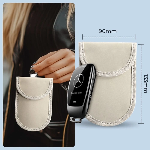 Kup Klatka Faradaya Tech-Protect KLR100 Pouch Keyless RFID Signal Blocker Case Caffe Latte - THP3380 - {ean13} - Sklep Home Screen