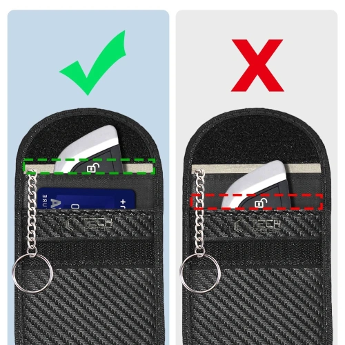 Kup Klatka Faradaya Tech-Protect KLR100 Pouch Keyless RFID Signal Blocker Case Carbon - THP3381 - {ean13} - Sklep Home Screen