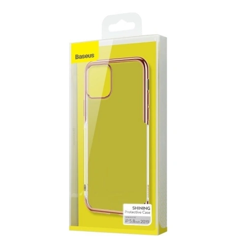 Kup Etui transparent Baseus Shining Case pentru iPhone 11 Pro 5,8 (aurii) - BSU1246GLD - {ean13} - Sklep Home Screen