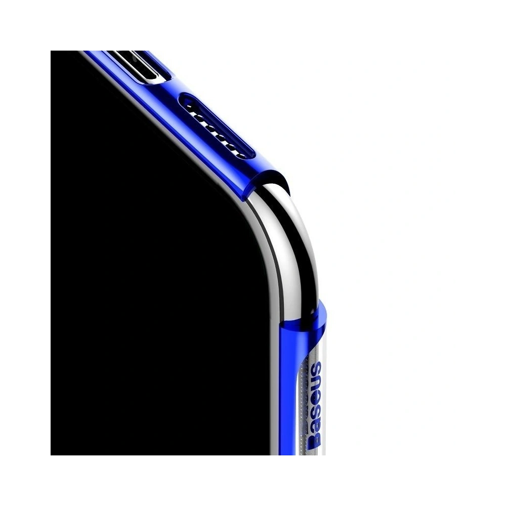 Przezroczyste etui Baseus Shining Case do iPhone 11 6,1 (niebieskie)