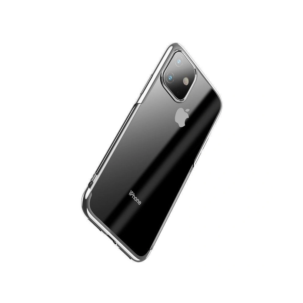 Przezroczyste etui Baseus Shining Case do iPhone 11 6,1 (srebrne)