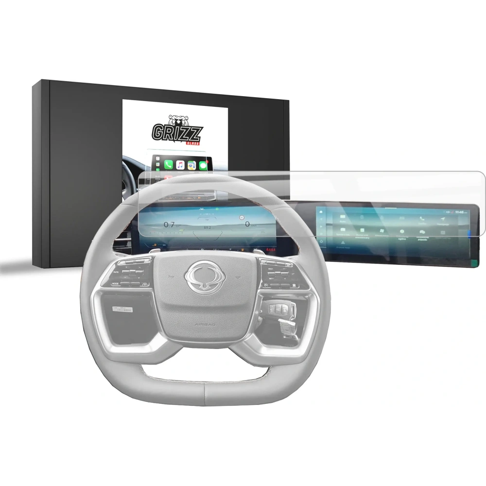Folia ceramiczna GrizzGlass CarDisplay Protection do SsangYong Torres 12,3" (2024-2025)