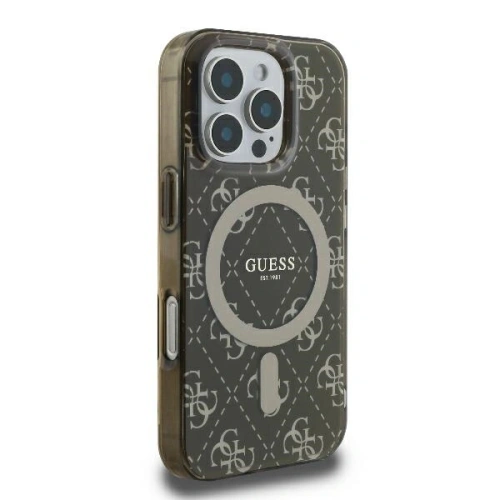 Kup Etui Guess GUHMP16XH4DTEW Apple iPhone 16 Pro Max hardcase IML 4G Background MagSafe brązowy/brown - GUE3669 - {ean13} - Sklep Home Screen