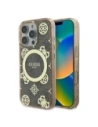 Buy Guess GUHMP16XH4PYEEW Apple iPhone 16 Pro Max hardcase IML Peony On 4G Background MagSafe brown - GUE3672 - {ean13} - Home Screen Store Europe