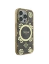 Buy Guess GUHMP16XH4PYEEW Apple iPhone 16 Pro Max hardcase IML Peony On 4G Background MagSafe brown - GUE3672 - {ean13} - Home Screen Store Europe