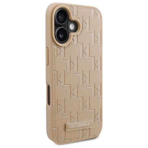 Kup Karl Lagerfeld KLHMP16SPKHPORPE Apple iPhone 16 hardcase Hot Stamp Magsafe bej - KLD21770 - {ean13} - Sklep Home Screen