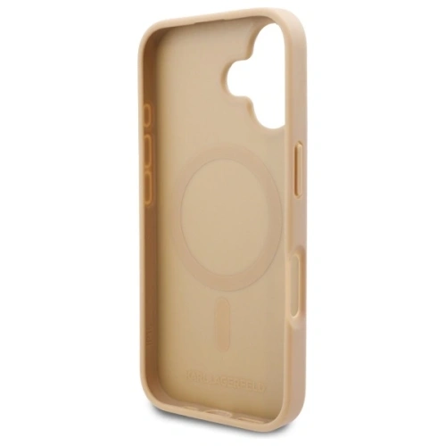 Kup Karl Lagerfeld KLHMP16SPKHPORPE Apple iPhone 16 hardcase Hot Stamp Magsafe bej - KLD21770 - {ean13} - Sklep Home Screen