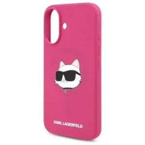 Kup Karl Lagerfeld KLHMP16SSCHPPLF Apple iPhone 16 keménytok Szilikon Choupette Fej Nyomtatás MagSafe fuksia - KLD21771 - {ean13} - Sklep Home Screen