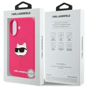 Kup Karl Lagerfeld KLHMP16SSCHPPLF Apple iPhone 16 keménytok Szilikon Choupette Fej Nyomtatás MagSafe fuksia - KLD21771 - {ean13} - Sklep Home Screen