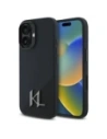 Kup Karl Lagerfeld KLHMP16SSCMKMPCK Apple iPhone 16 husă din silicon Shadow Metal Initial MagSafe neagră - KLD21772 - {ean13} - Sklep Home Screen