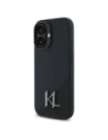 Kup Etui Karl Lagerfeld KLHMP16SSCMKMPCK Apple iPhone 16 hardcase Silicone Shadow Metal Initial MagSafe czarny/black - KLD21772 - {ean13} - Sklep Home Screen