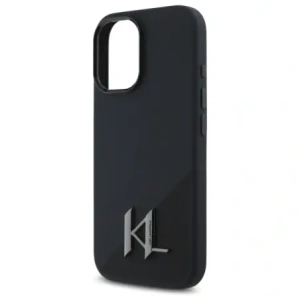 Kup Etui Karl Lagerfeld KLHMP16SSCMKMPCK Apple iPhone 16 hardcase Silicone Shadow Metal Initial MagSafe černý/black - KLD21772 - {ean13} - Sklep Home Screen