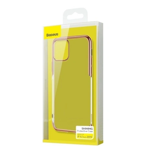 Kup Etui transparent Baseus Shining Case pentru iPhone 11 6,1 (aurii) - BSU1250GLD - {ean13} - Sklep Home Screen