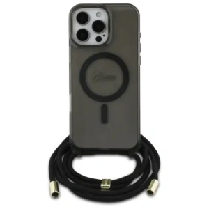 Kup Etui Guess GUHMP16XHCTSGNSK Apple iPhone 16 Pro Max hardcase Crossbody Cord Script MagSafe černý/black - GUE3674 - {ean13} - Sklep Home Screen