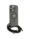 Kup Guess GUHMP16XHCTSGNSK Apple iPhone 16 Pro Max husă rigidă Crossbody Cord Script MagSafe neagră - GUE3674 - {ean13} - Sklep Home Screen