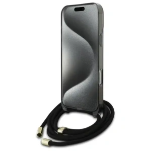 Kup Etui Guess GUHMP16XHCTSGNSK Apple iPhone 16 Pro Max hardcase Crossbody Cord Script MagSafe černý/black - GUE3674 - {ean13} - Sklep Home Screen