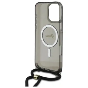 Kup Etui Guess GUHMP16XHCTSGNSK Apple iPhone 16 Pro Max hardcase Crossbody Cord Script MagSafe černý/black - GUE3674 - {ean13} - Sklep Home Screen