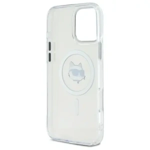 Kup Karl Lagerfeld KLHMP16XHLSCHH Apple iPhone 16 Pro Max Hardcase IML Metall Choupette Kopf MagSafe weiß - KLD21774 - {ean13} - Sklep Home Screen