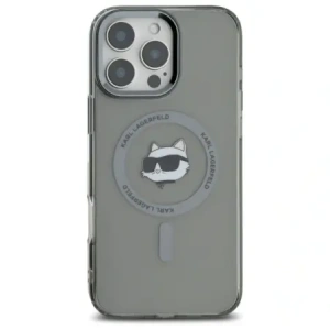 Kup Karl Lagerfeld KLHMP16XHLSCHK Apple iPhone 16 Pro Max Hardcase IML Metall Choupette Kopf MagSafe schwarz - KLD21775 - {ean13} - Sklep Home Screen