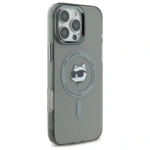 Kup Karl Lagerfeld KLHMP16XHLSCHK Apple iPhone 16 Pro Max Hardcase IML Metall Choupette Kopf MagSafe schwarz - KLD21775 - {ean13} - Sklep Home Screen