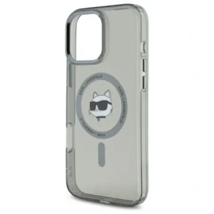 Kup Karl Lagerfeld KLHMP16XHLSCHK Apple iPhone 16 Pro Max Hardcase IML Metall Choupette Kopf MagSafe schwarz - KLD21775 - {ean13} - Sklep Home Screen