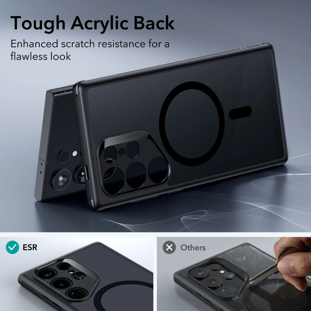 [OUTLET] Etui ESR Classic Hybrid HaloLock MagSafe Samsung Galaxy S24 Ultra Frosted Black